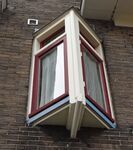Een van de uitstekende erkertjes op de 1e verdieping.
<br/>
Richard Keijzer, 2016-01-05